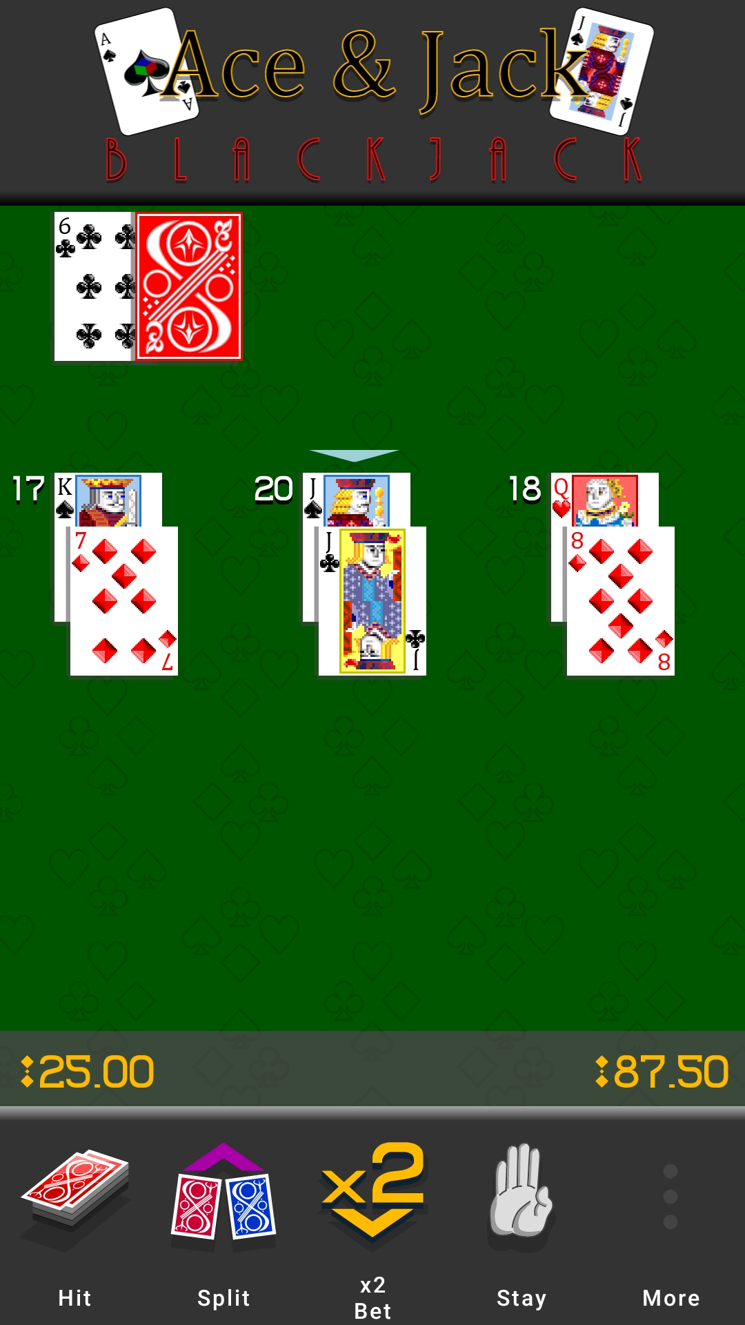 Ace & Jack Blackjack screenshot