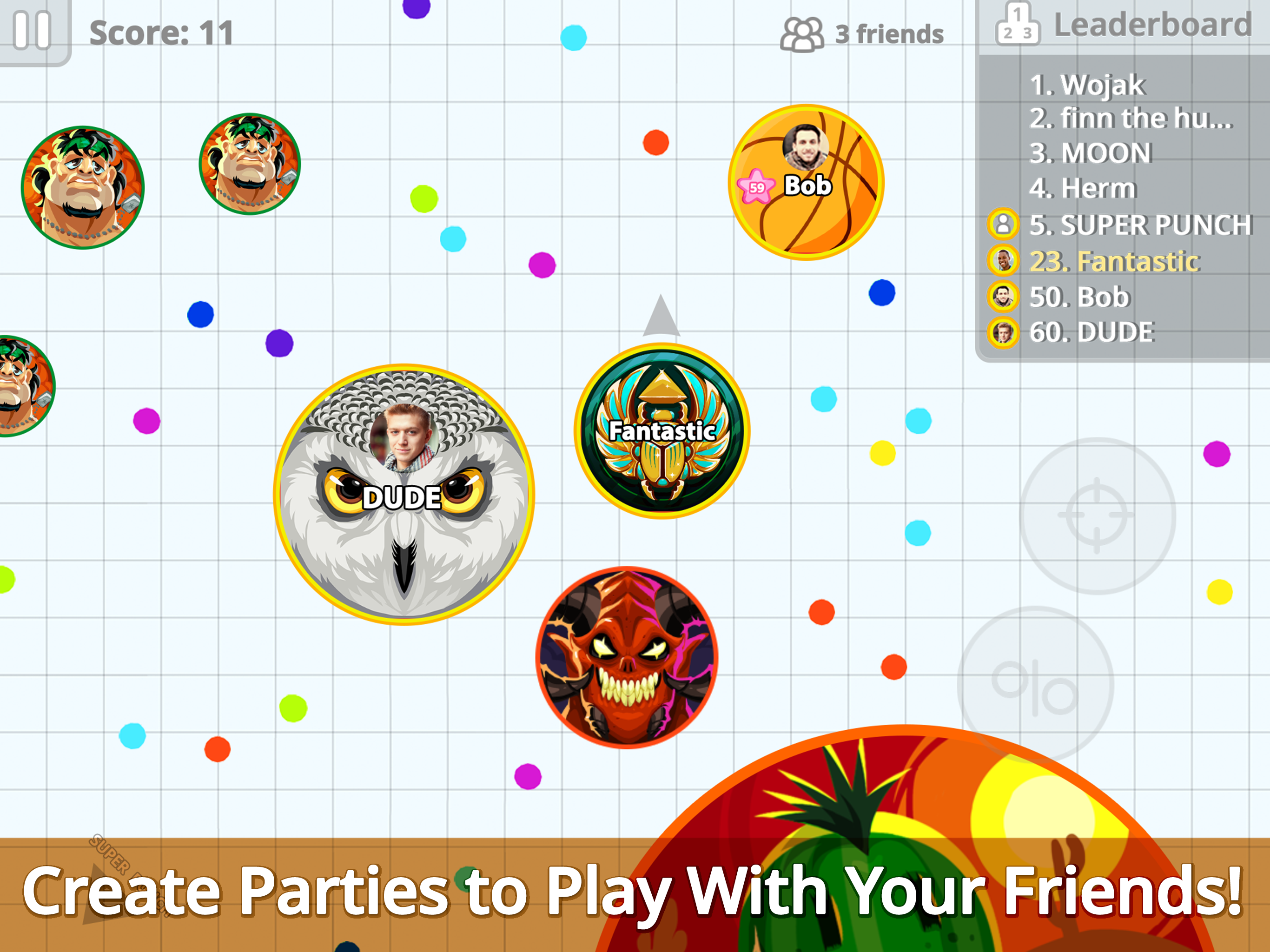 Agar.io APK screenshot