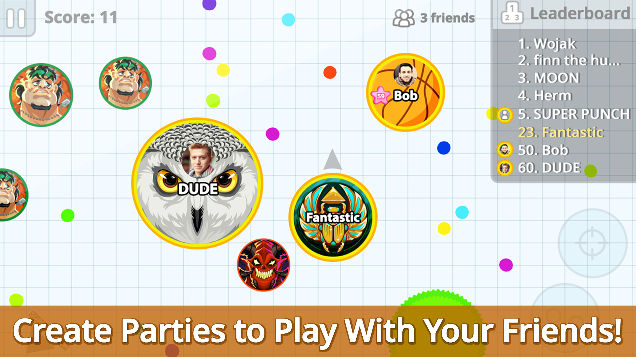 Agar.io APK screenshot