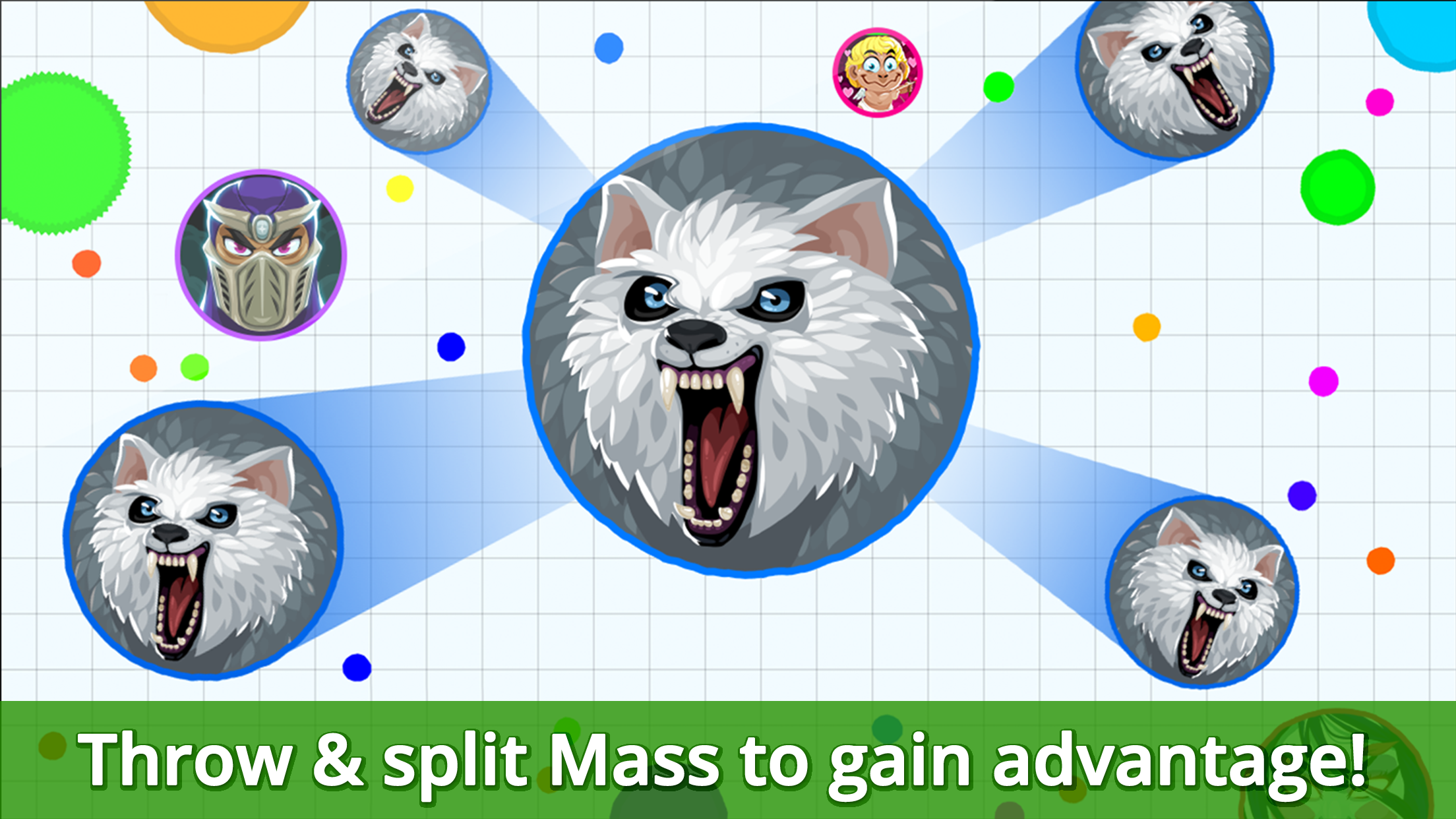 Agar.io APK screenshot