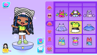 Aha World: Doll Dress-Up Game APK screenshot