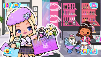 Aha World: Doll Dress-Up Game APK screenshot
