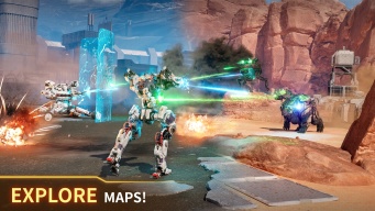 Armor Attack: robot PvP game screenshot