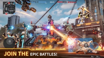 Armor Attack: robot PvP game screenshot
