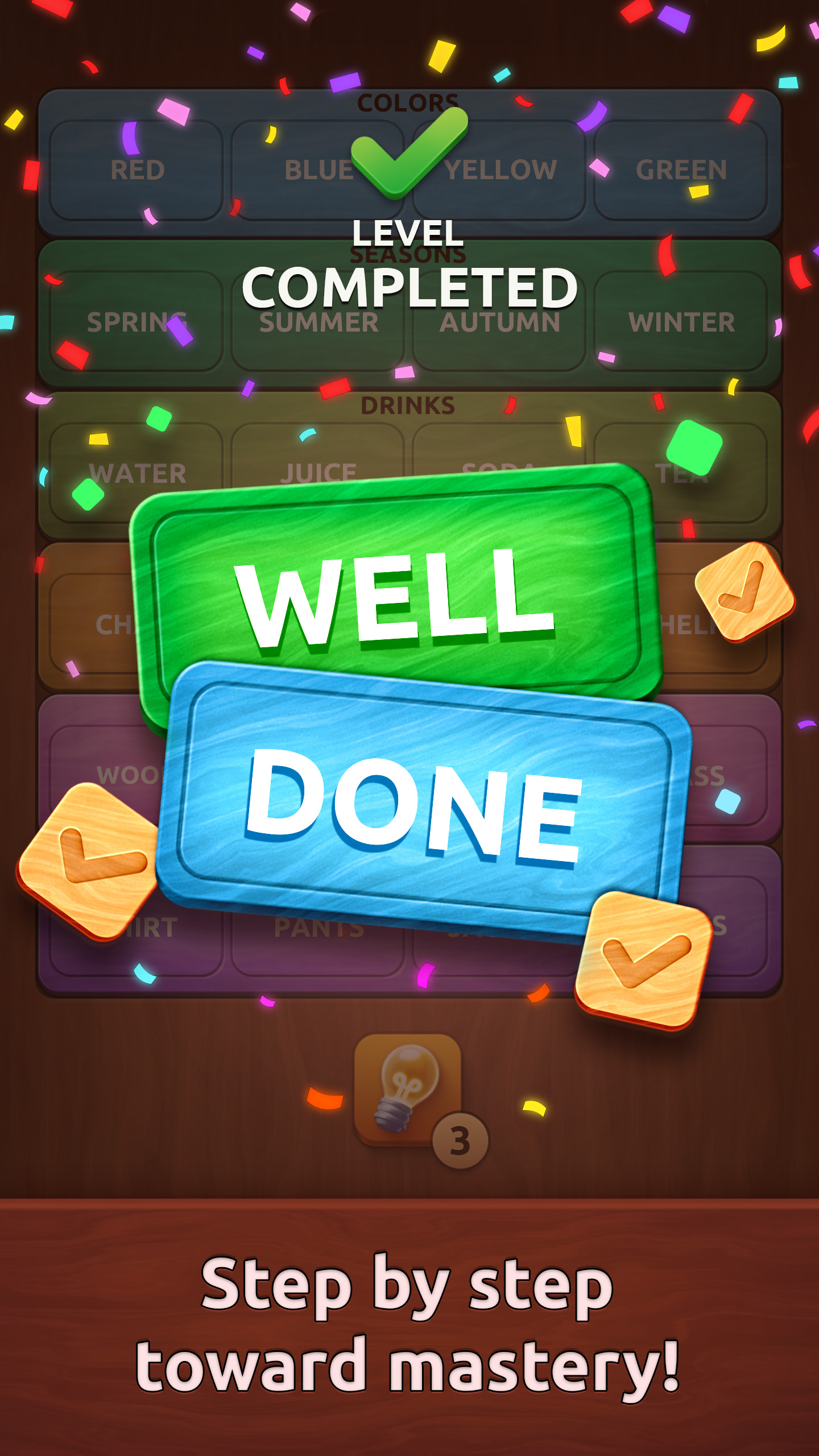 Associations - Colorwood Game APK screenshot