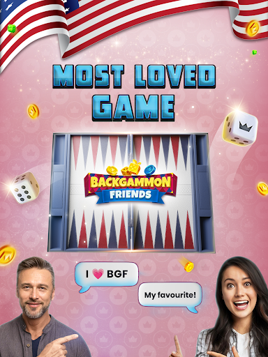 Backgammon Friends Online APK screenshot