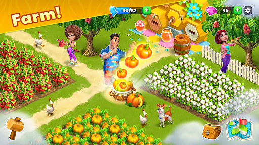 Bermuda Adventures: игра-ферма APK screenshot
