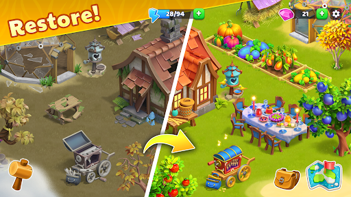 Bermuda Adventures: игра-ферма APK screenshot