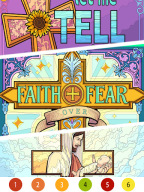 Bible Color Paint By Number APK screenshot