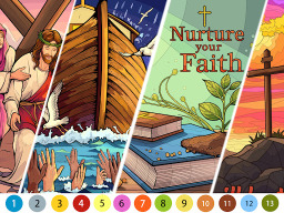 Bible Color Paint By Number APK screenshot