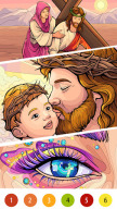 Bible Color Paint By Number APK screenshot
