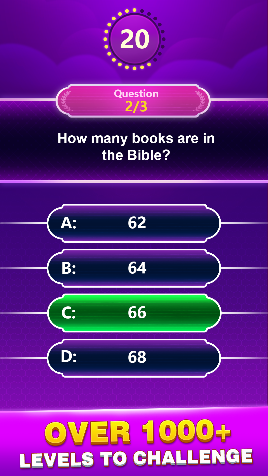 Bible Trivia - Word Quiz Game APK screenshot