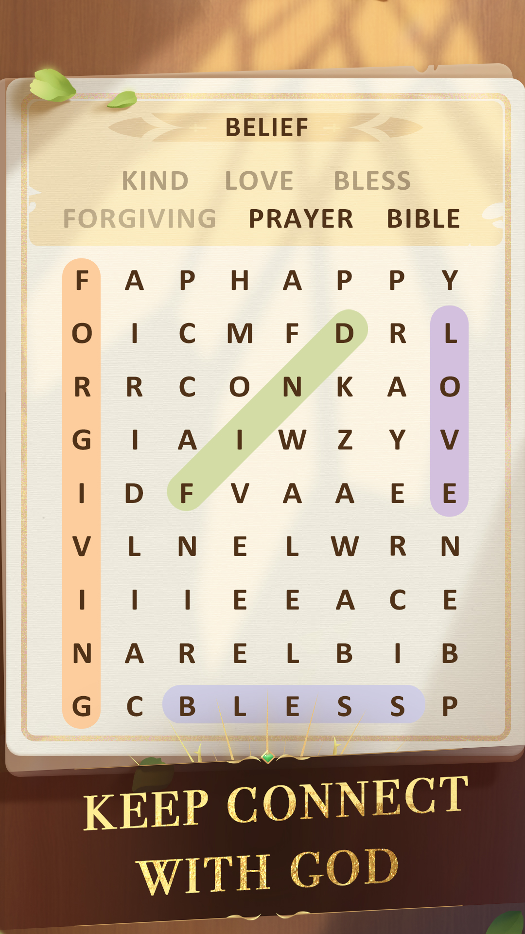 Bible Word Search APK screenshot