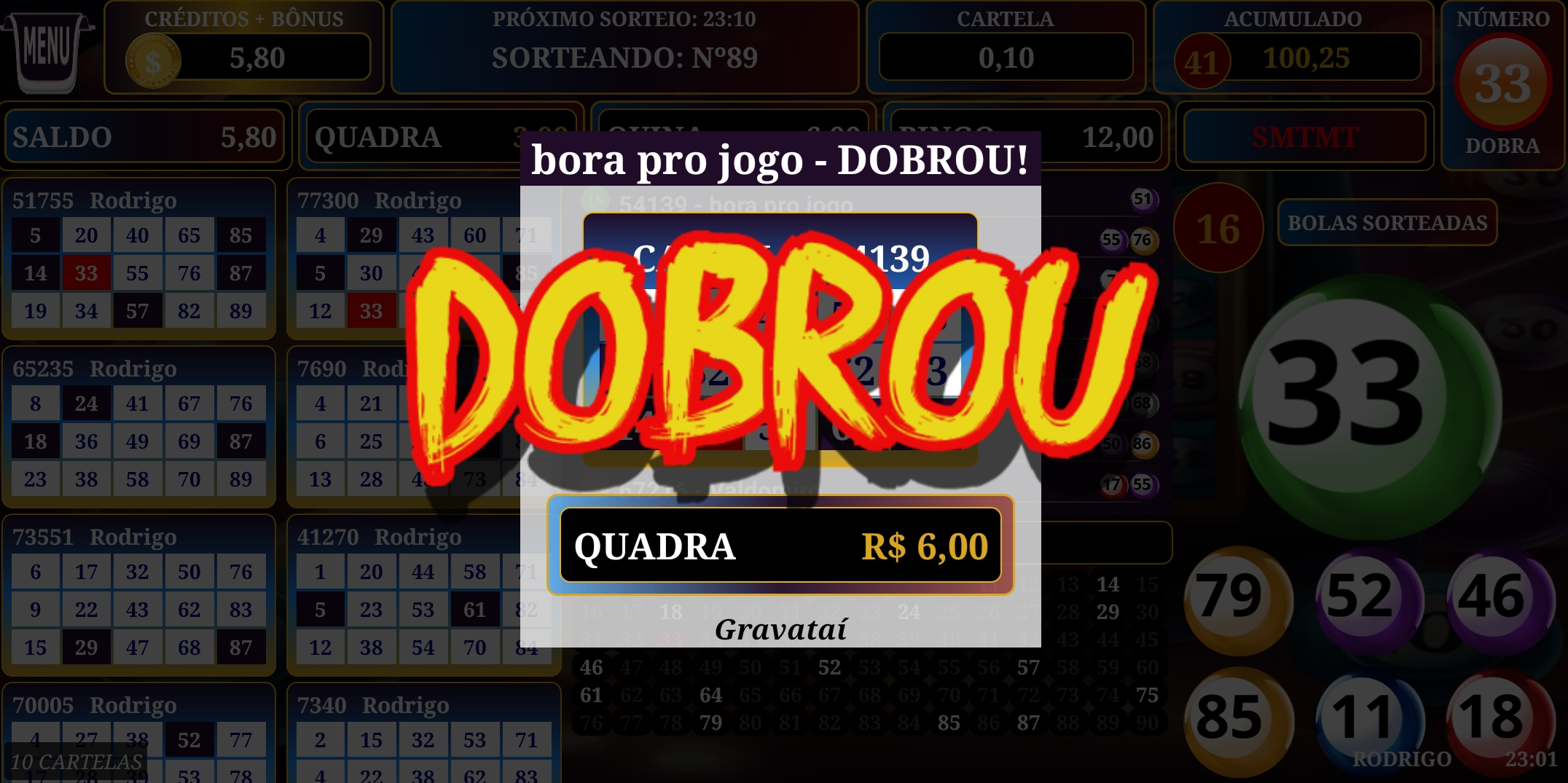 Bingo 10 Centavos screenshot