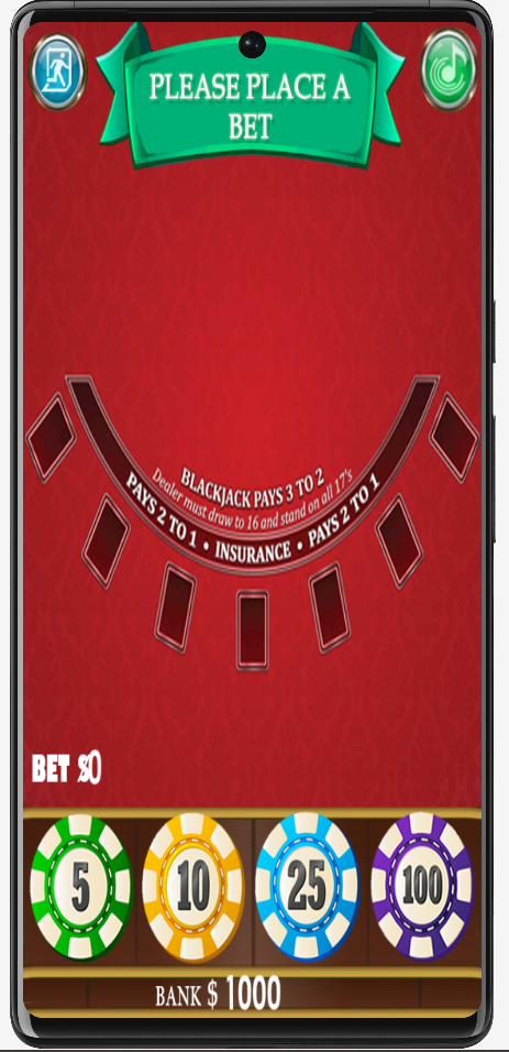 Blackjack : Offline 21 Game screenshot