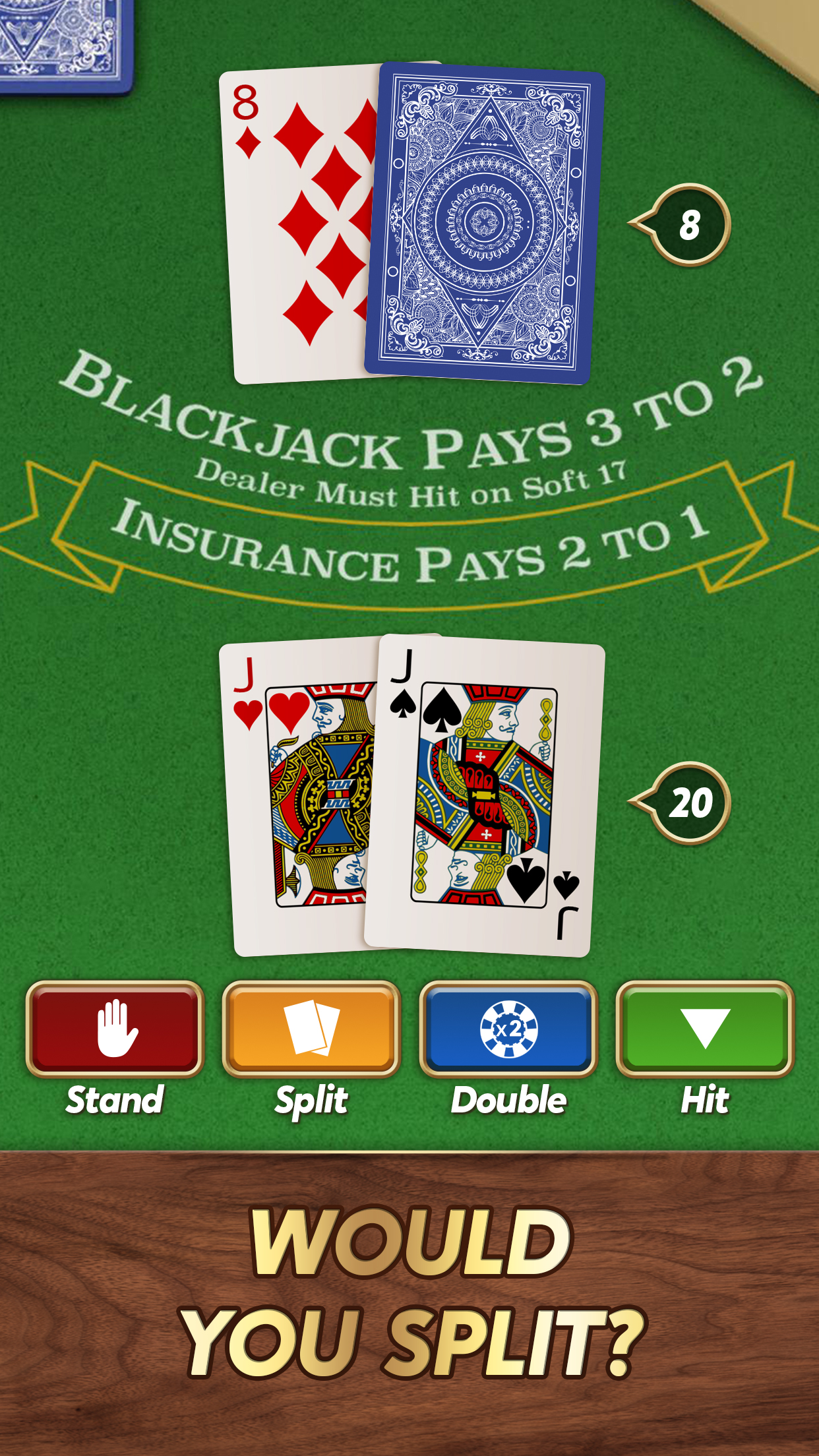 Blackjack APK screenshot
