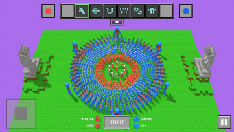 Blocky Ragdoll Battle screenshot