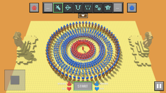 Blocky Ragdoll Battle screenshot