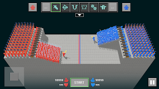Blocky Ragdoll Battle 4