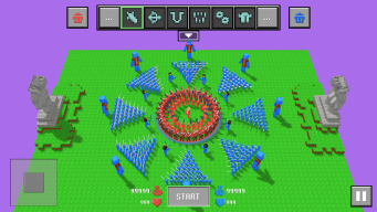 Blocky Ragdoll Battle screenshot