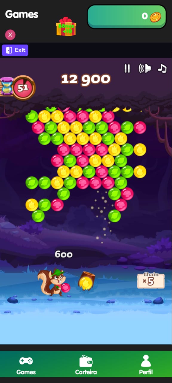 Bubble Woods Pix screenshot