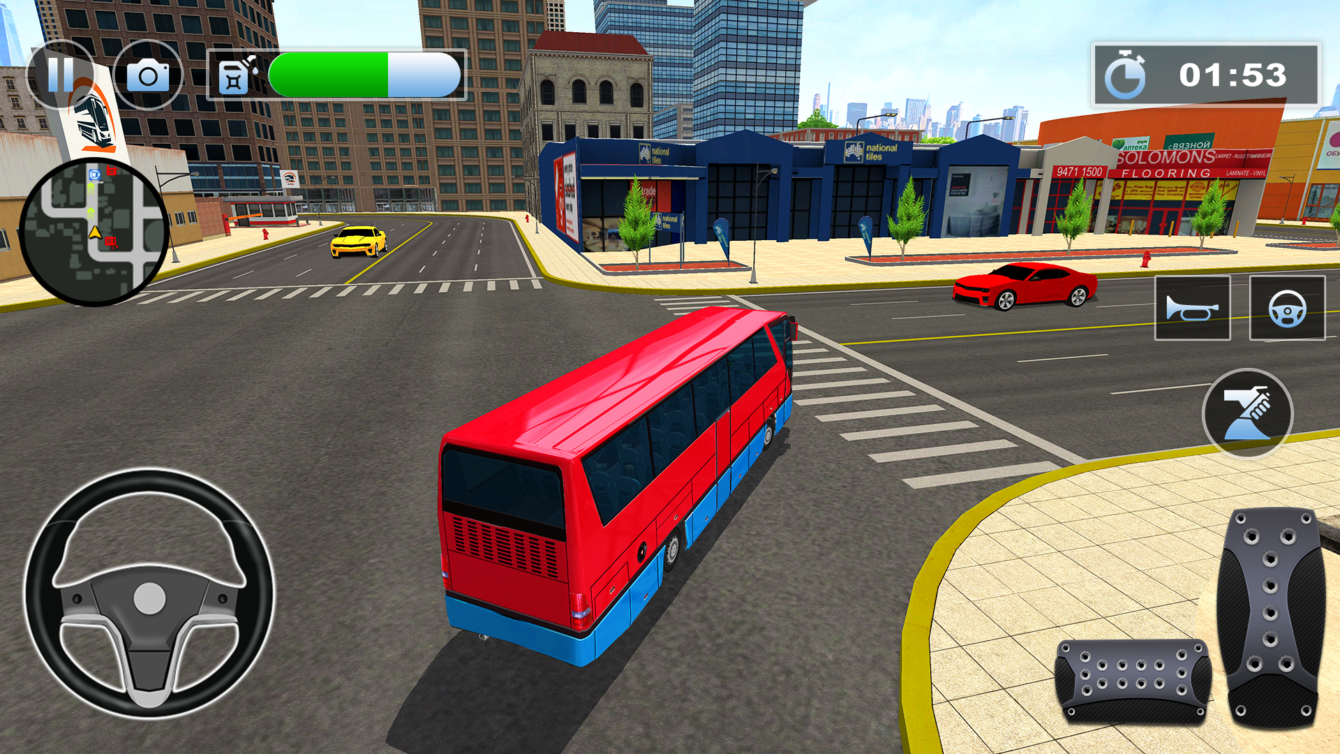Bus Simulator : 3D Bus Games APK screenshot
