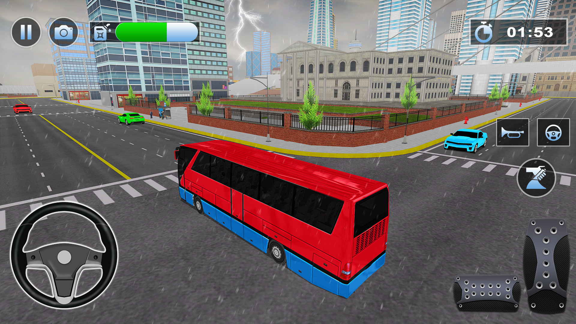 Bus Simulator : 3D Bus Games APK screenshot