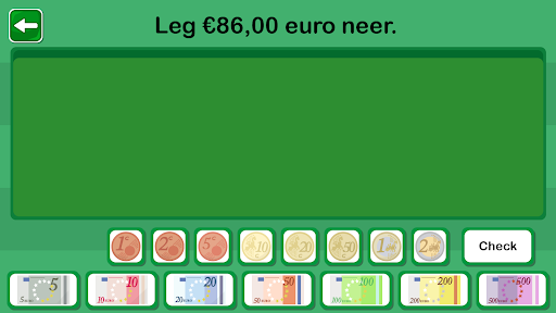 Calculating with money APK screenshot