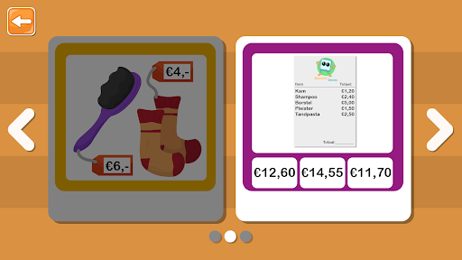 Calculating with money APK screenshot