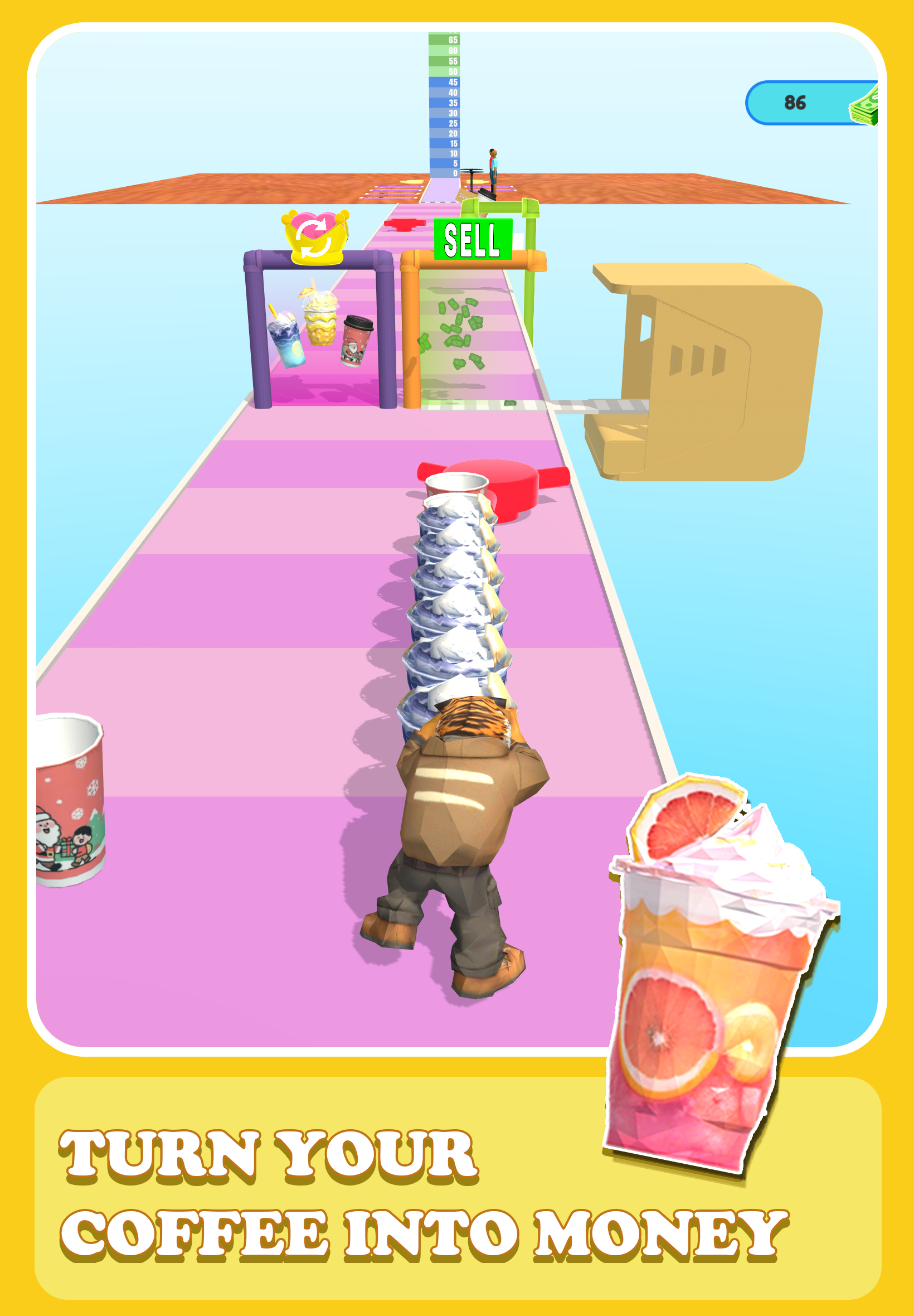 Coffee Stack Run APK screenshot