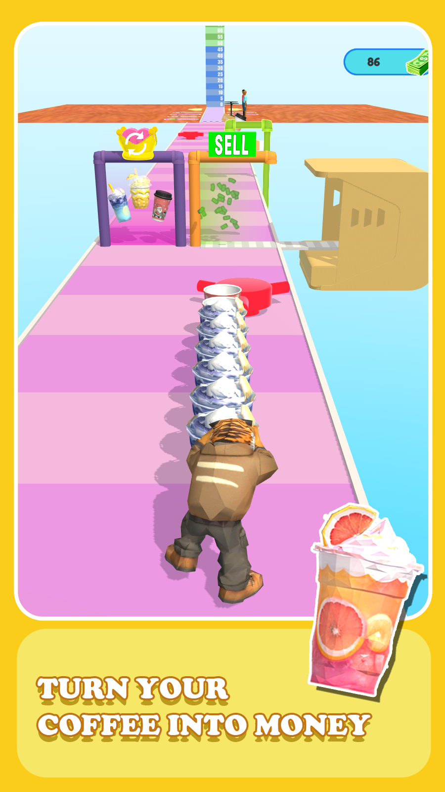 Coffee Stack Run APK screenshot