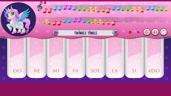 Colorful Pony Piano and Guitar APK screenshot