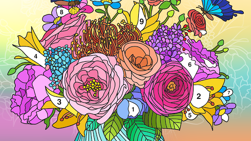 Coloring Book: Color by Number APK screenshot