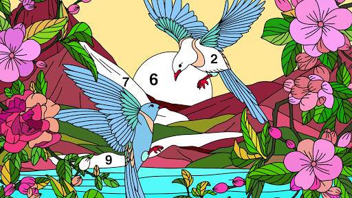 Coloring Book: Color by Number APK screenshot