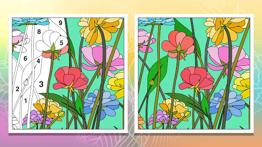 Coloring Book: Color by Number APK screenshot