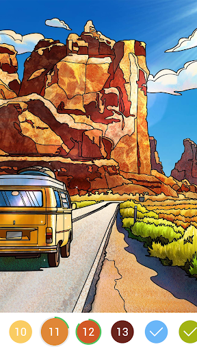 Coloring Book: Color by Number APK screenshot