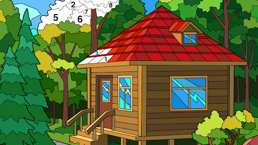 Coloring Book: Color by Number APK screenshot