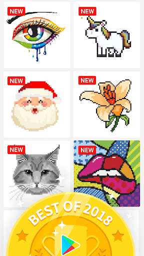 Раскраски по номерам: No.Draw APK screenshot