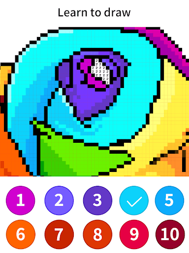 Раскраски по номерам: No.Draw APK screenshot