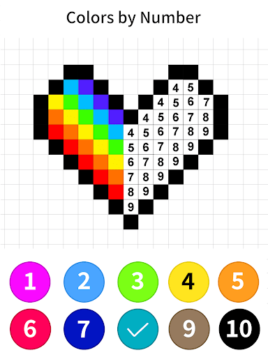 Раскраски по номерам: No.Draw APK screenshot