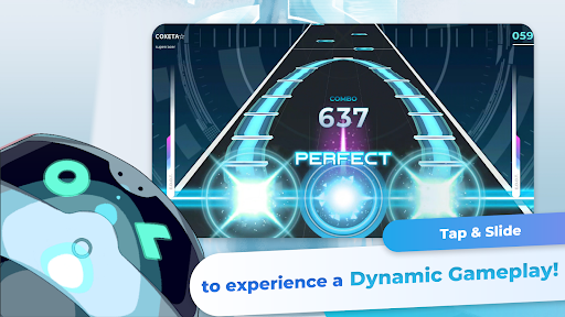 COXETA - Duel-Laned Music Game APK screenshot