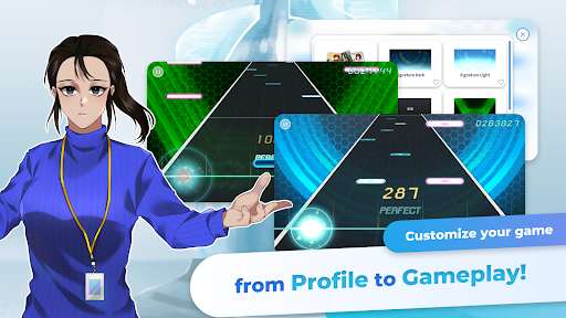 COXETA - Duel-Laned Music Game APK screenshot