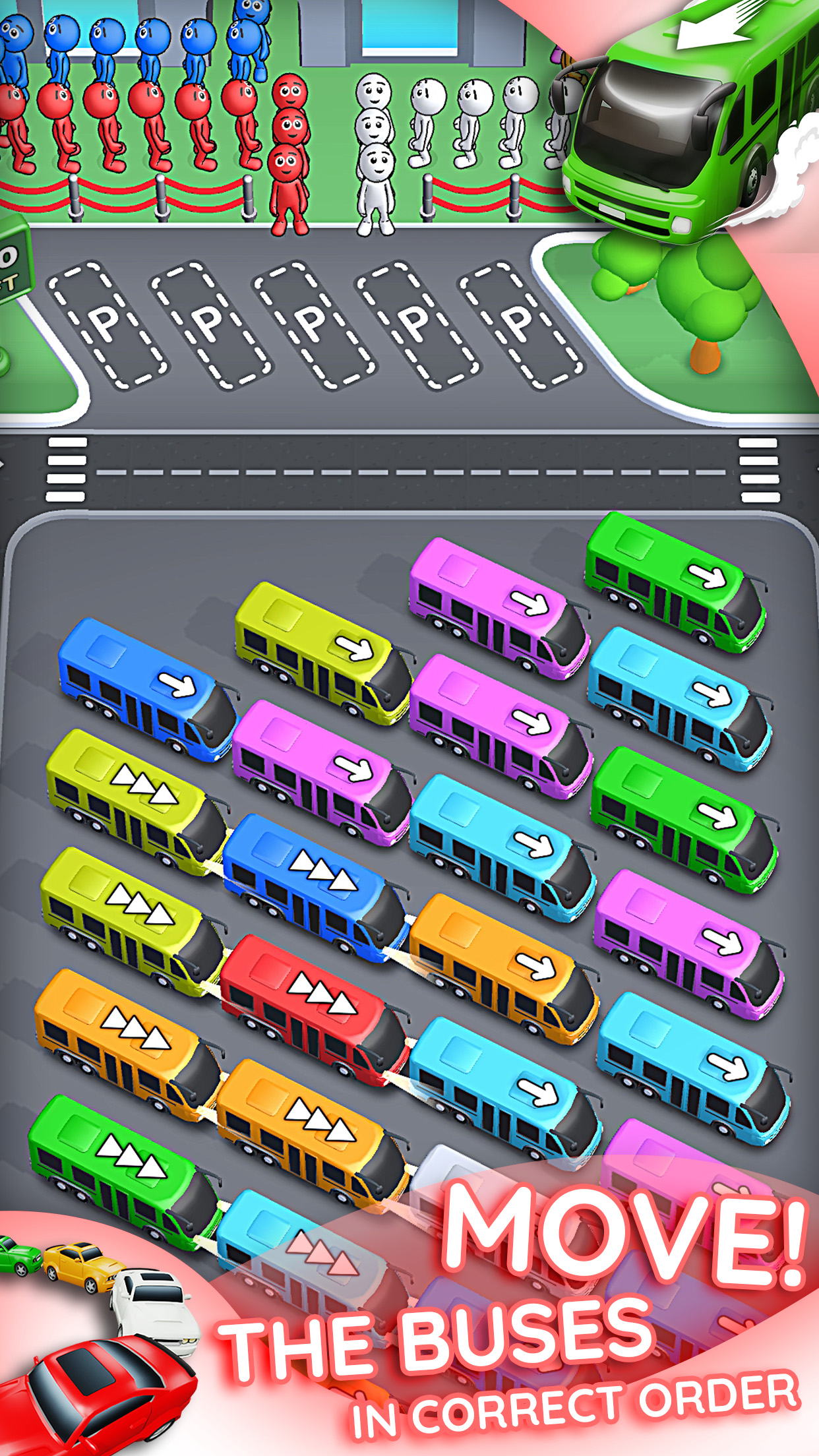 Crowd Express: Boarding Puzzle APK screenshot