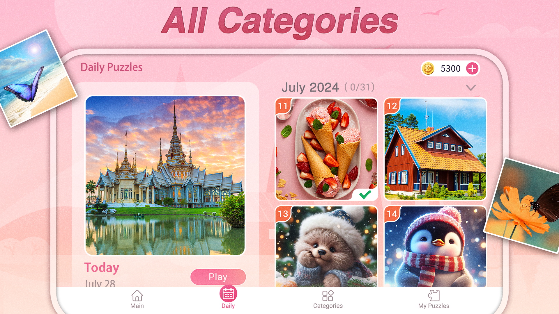 Daily Jigsaw Puzzles APK screenshot