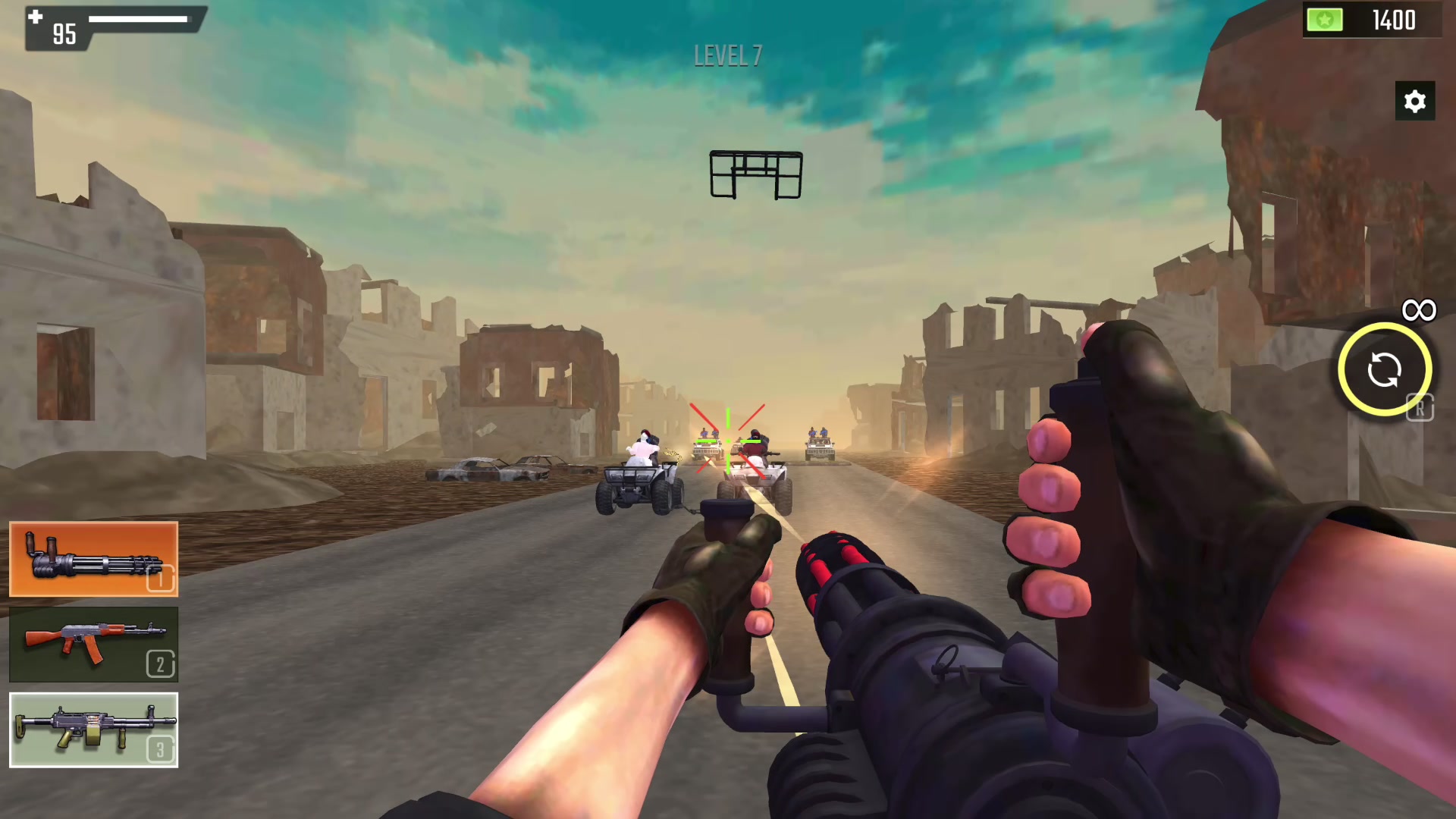 Deadshot - Road Chase Shooter APK screenshot