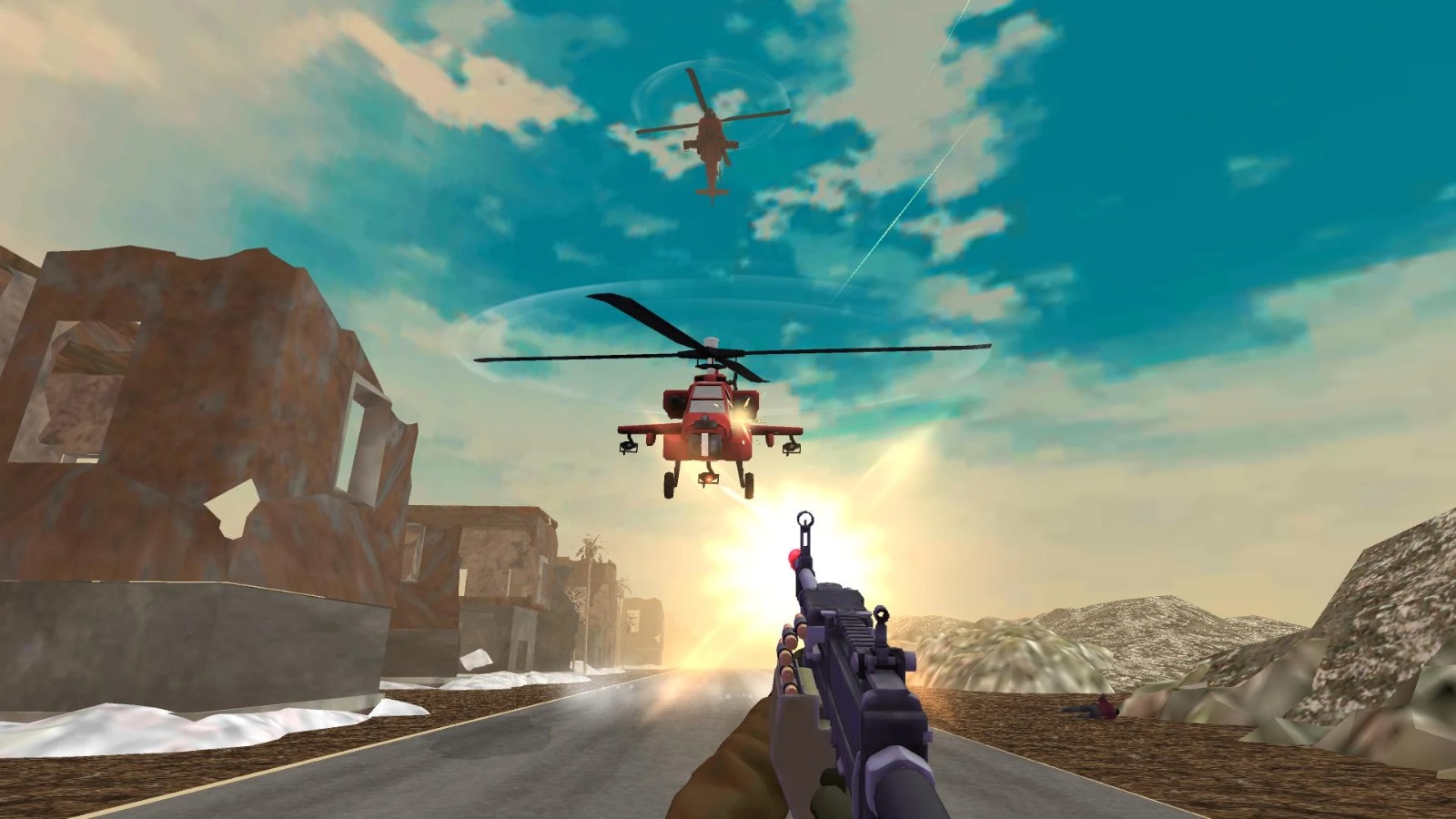 Deadshot - Road Chase Shooter APK screenshot