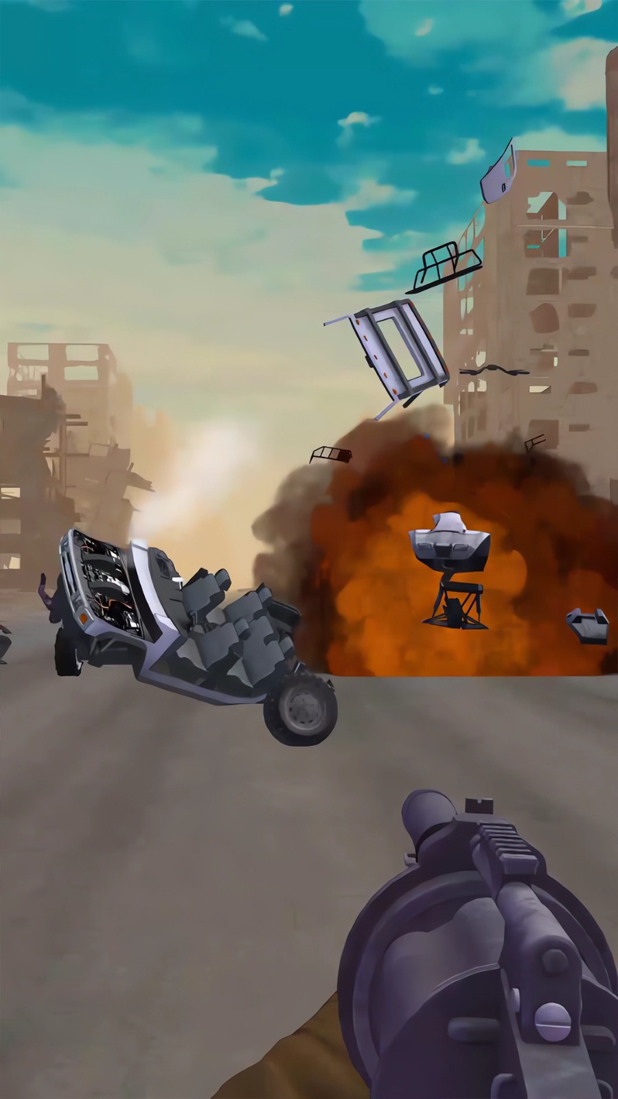 Deadshot - Road Chase Shooter APK screenshot