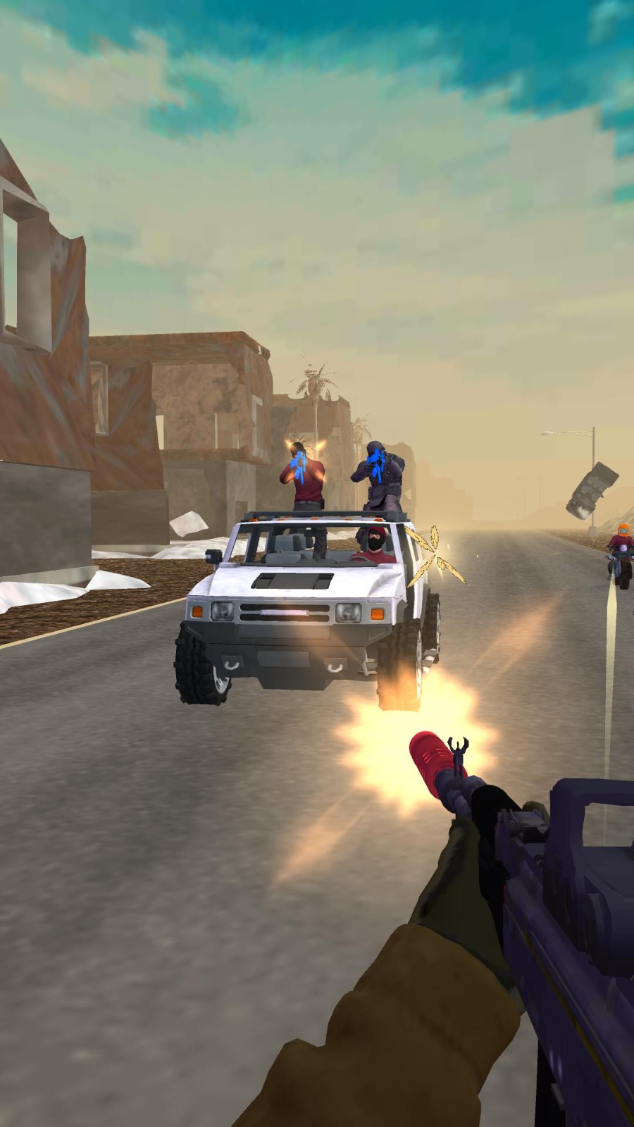 Deadshot - Road Chase Shooter APK screenshot