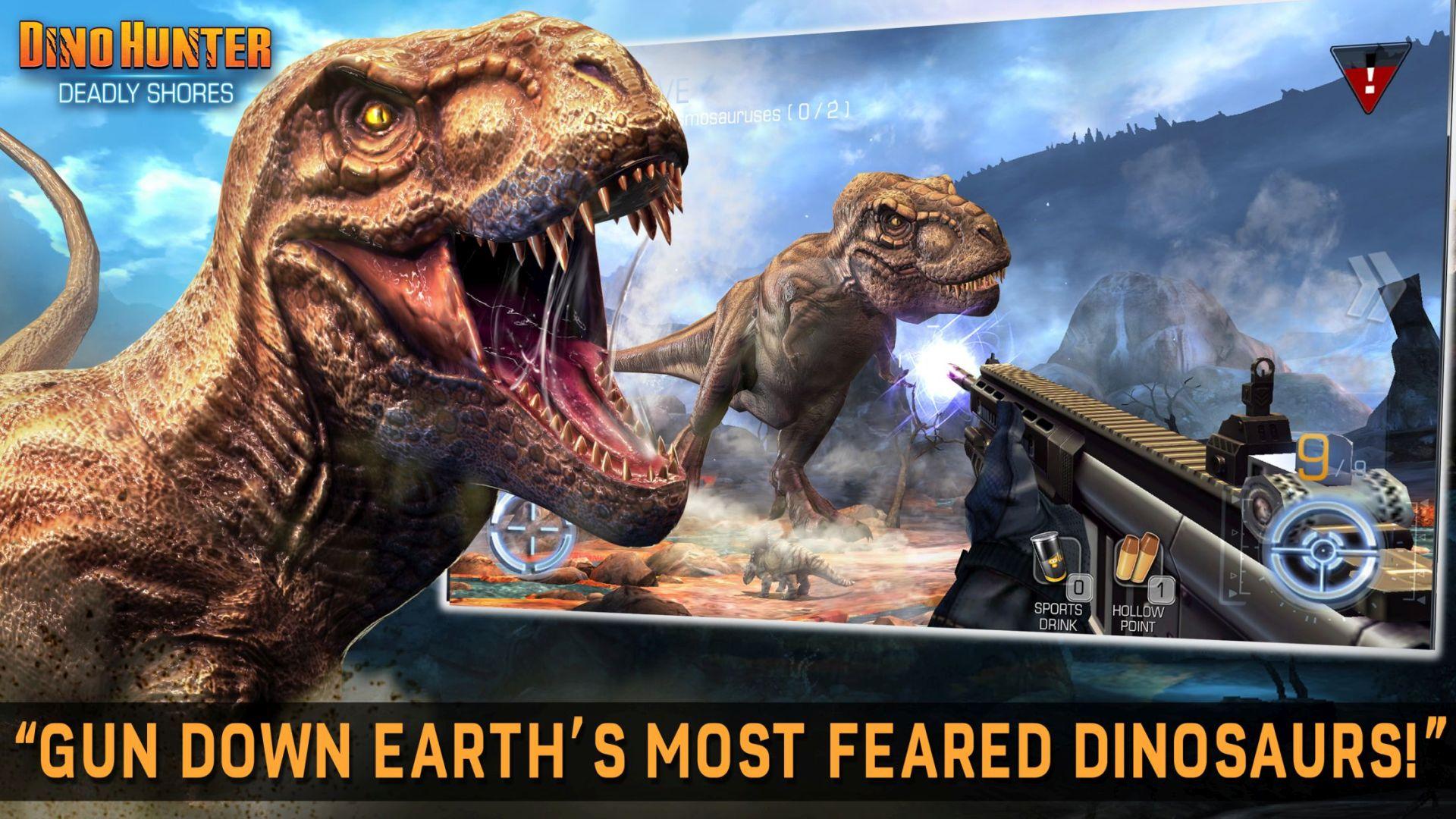 DINO HUNTER: DEADLY SHORES APK screenshot