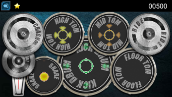 Drum Hero (rock music game, ti APK screenshot